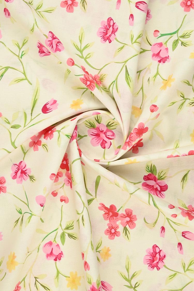 Shop 1-PC Unstitched Cambric Lawn Kurti Online Now