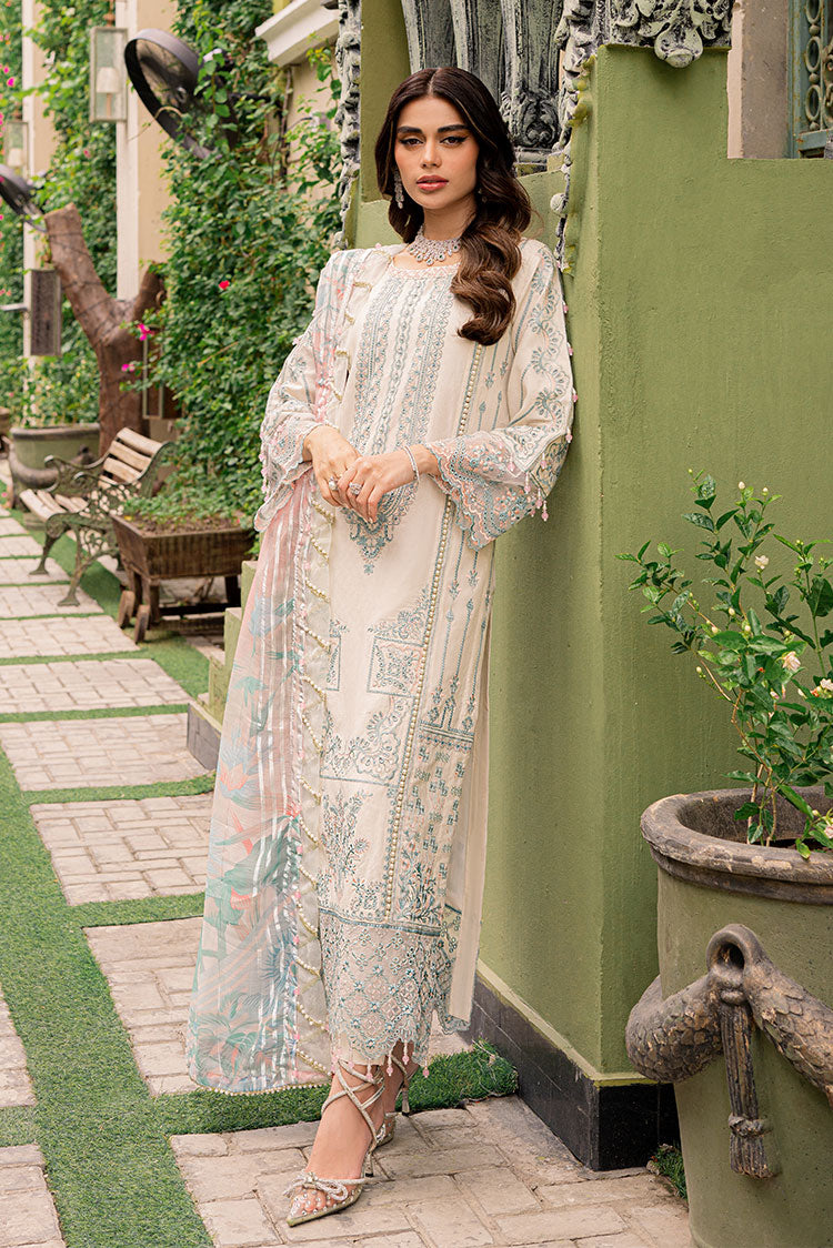 3-PC Unstitched Embroidered Lawn Suit