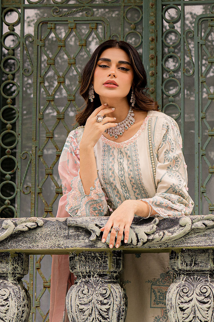 3-PC Unstitched Embroidered Lawn Suit