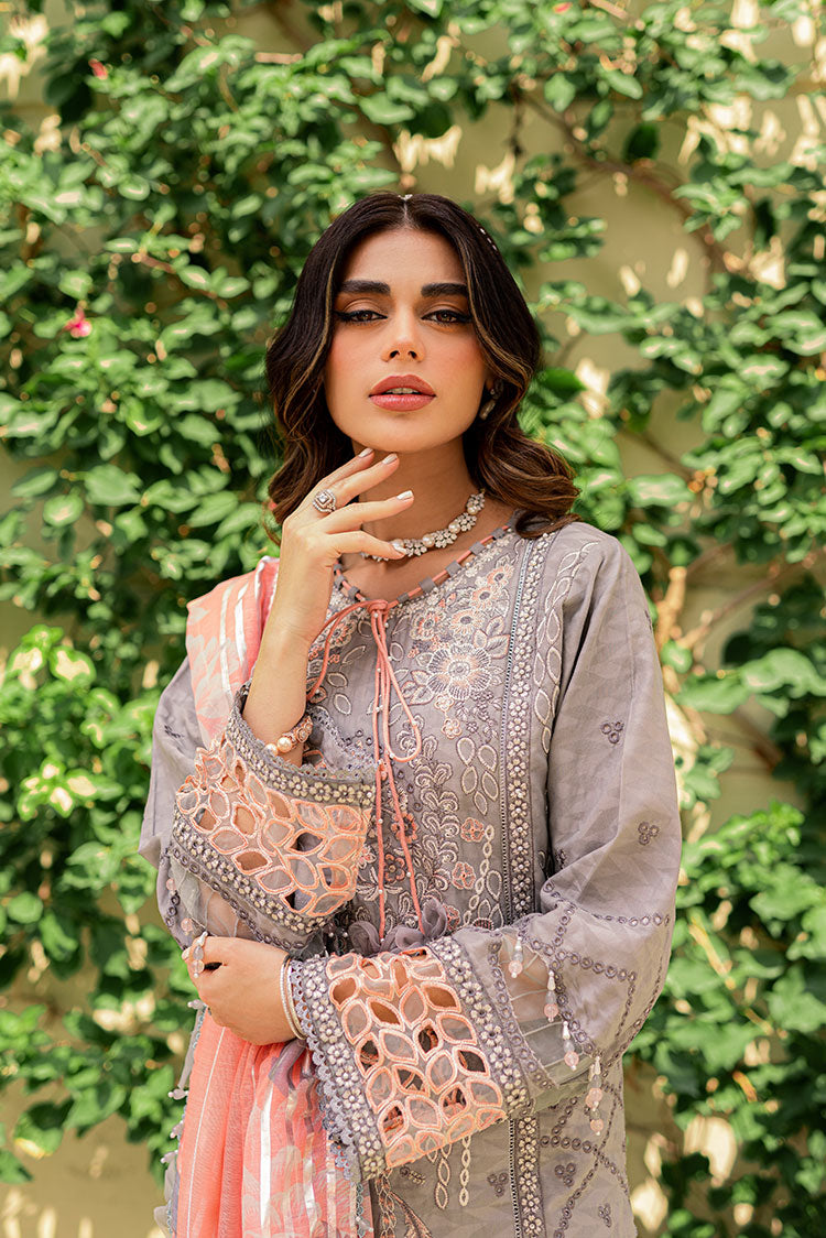 3-PC Unstitched Embroidered Lawn Suit