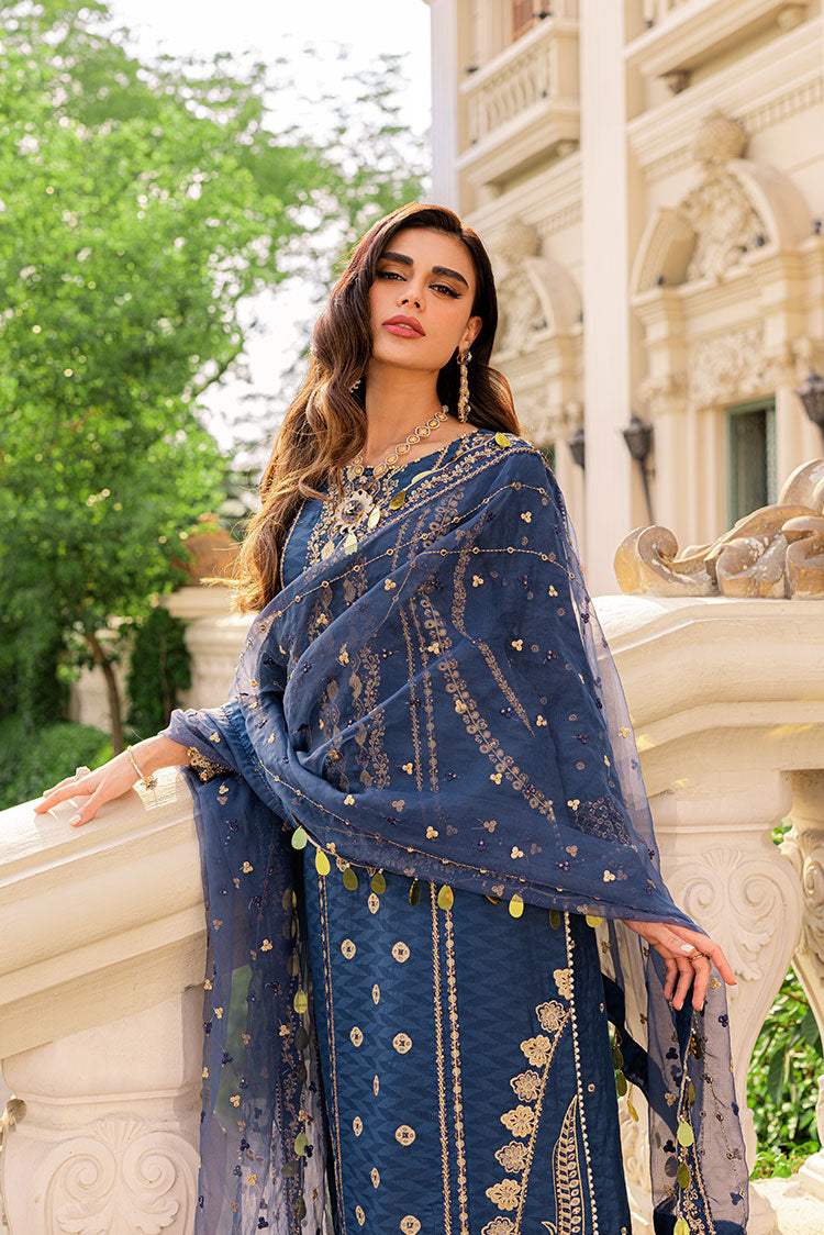 3-PC Unstitched Embroidered Lawn Suit