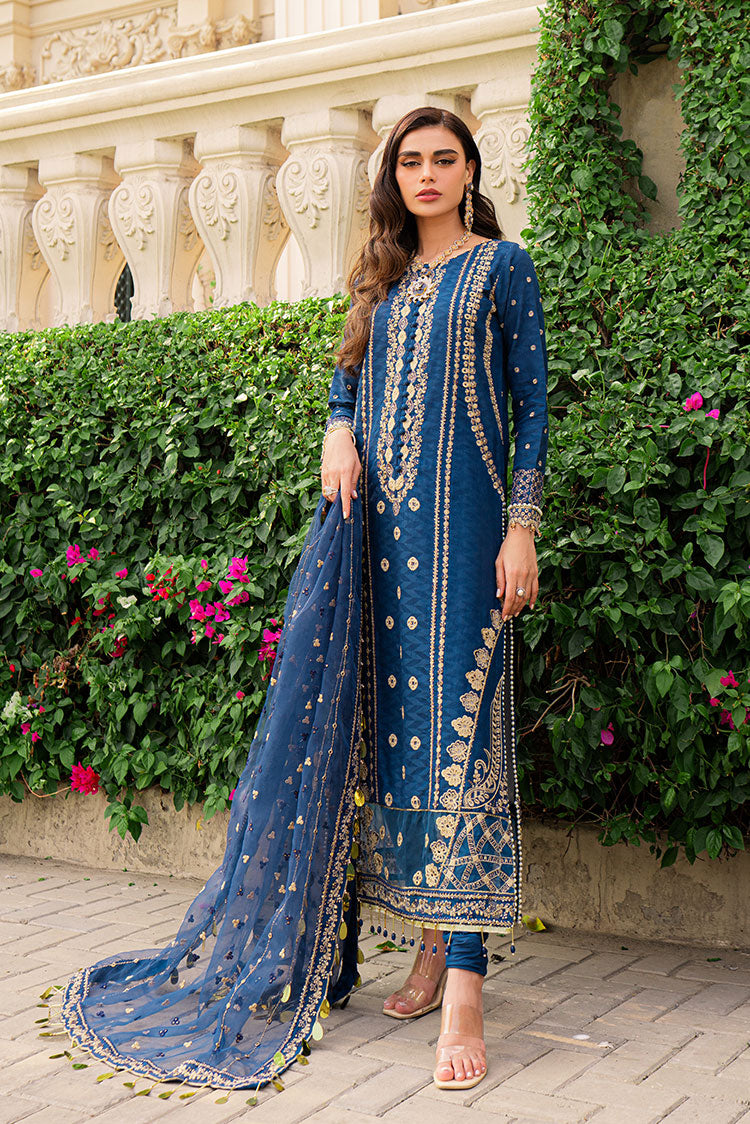 3-PC Unstitched Embroidered Lawn Suit