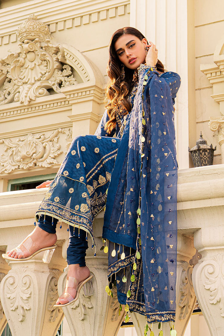 3-PC Unstitched Embroidered Lawn Suit