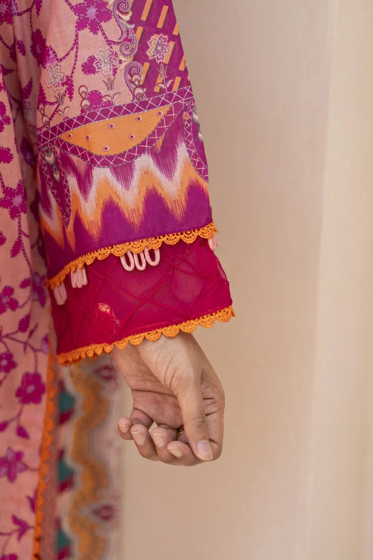 3-PC Unstitched Printed Lawn Suit