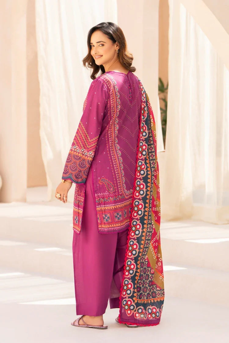 3-PC Unstitched Printed Lawn Suit