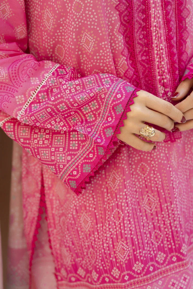 3-PC Unstitched Printed Lawn Suit