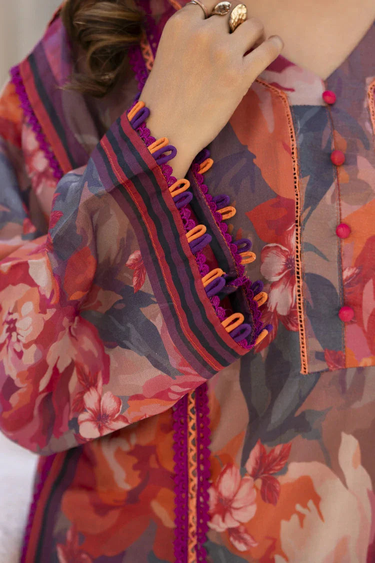 3-PC Unstitched Printed Lawn Suit