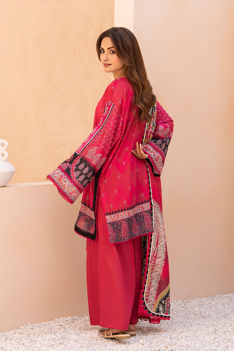 3-PC Unstitched Printed Lawn Suit