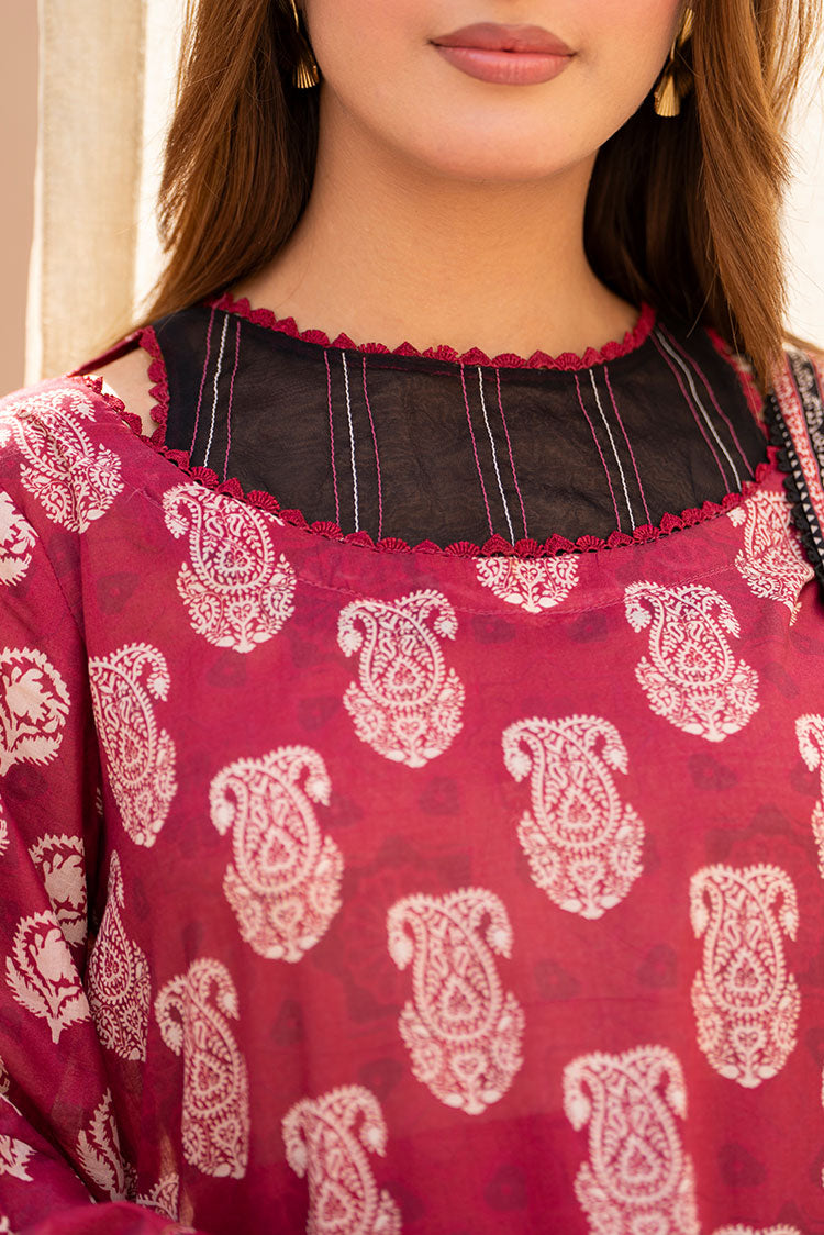 3-PC Unstitched Printed Lawn Suit