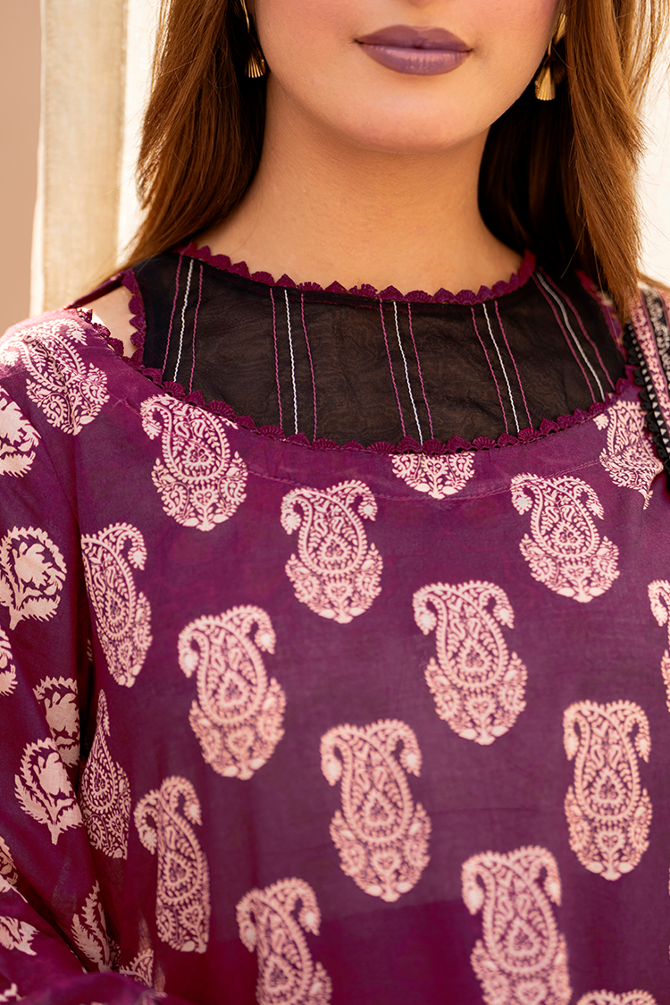 3-PC Unstitched Printed Lawn Suit