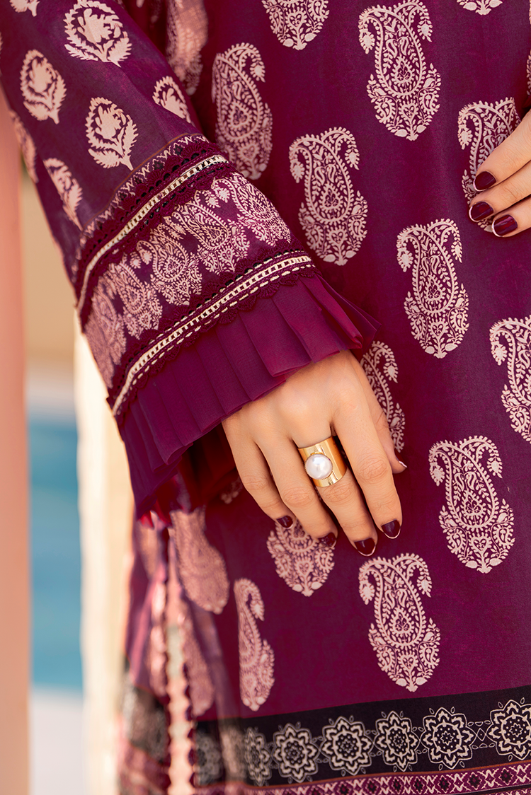 3-PC Unstitched Printed Lawn Suit