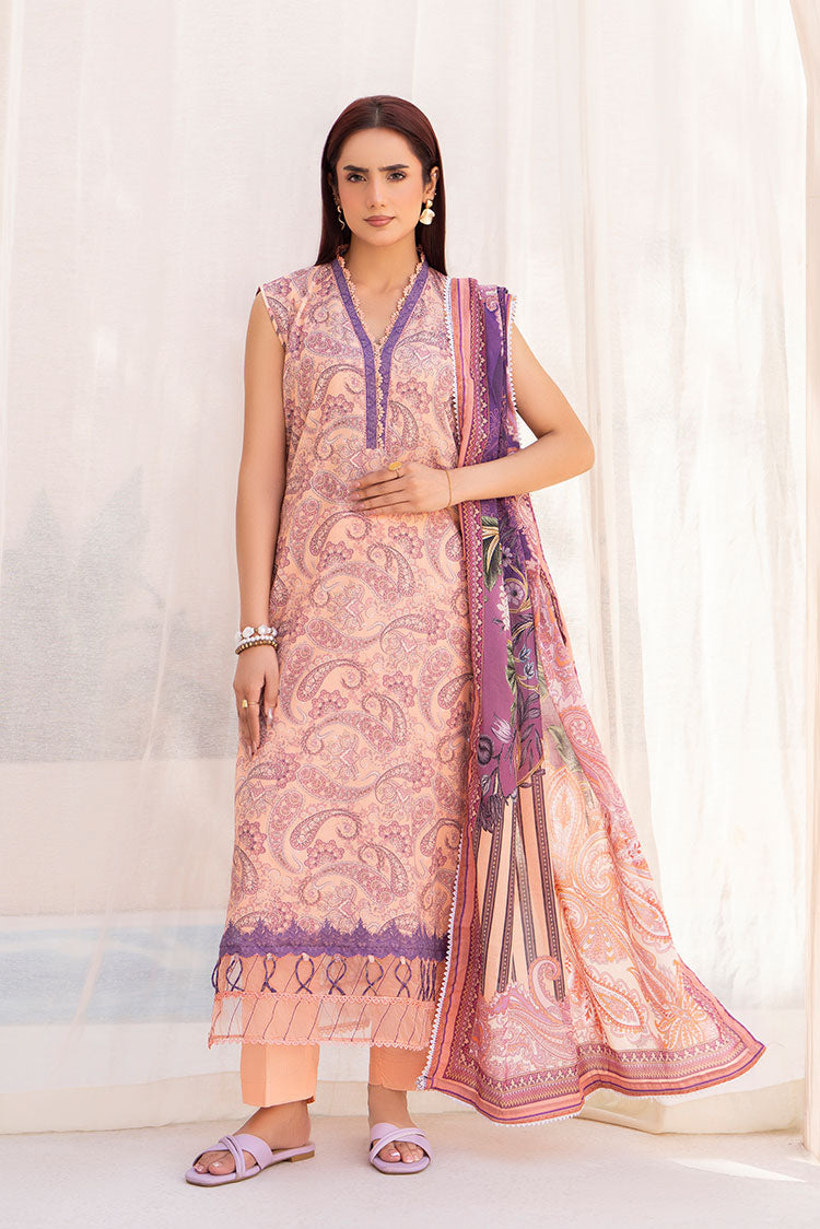 3-PC Unstitched Printed Lawn Suit