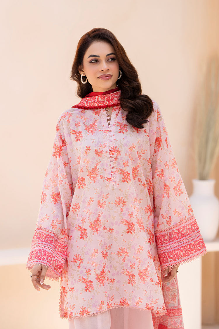 3-PC Unstitched Printed Lawn Suit