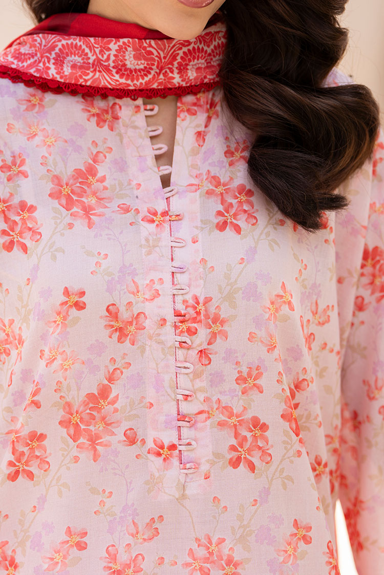 3-PC Unstitched Printed Lawn Suit