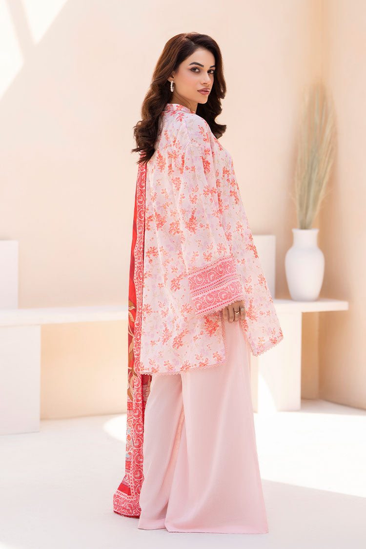 3-PC Unstitched Printed Lawn Suit