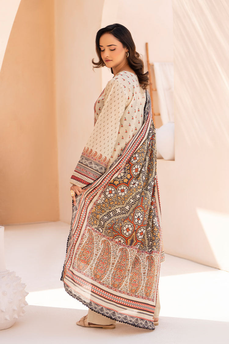 3-PC Unstitched Printed Lawn Suit