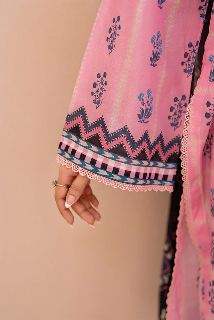 3-PC Unstitched Printed Lawn Suit