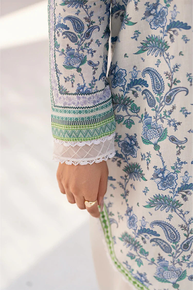 3-PC Unstitched Printed Lawn Suit