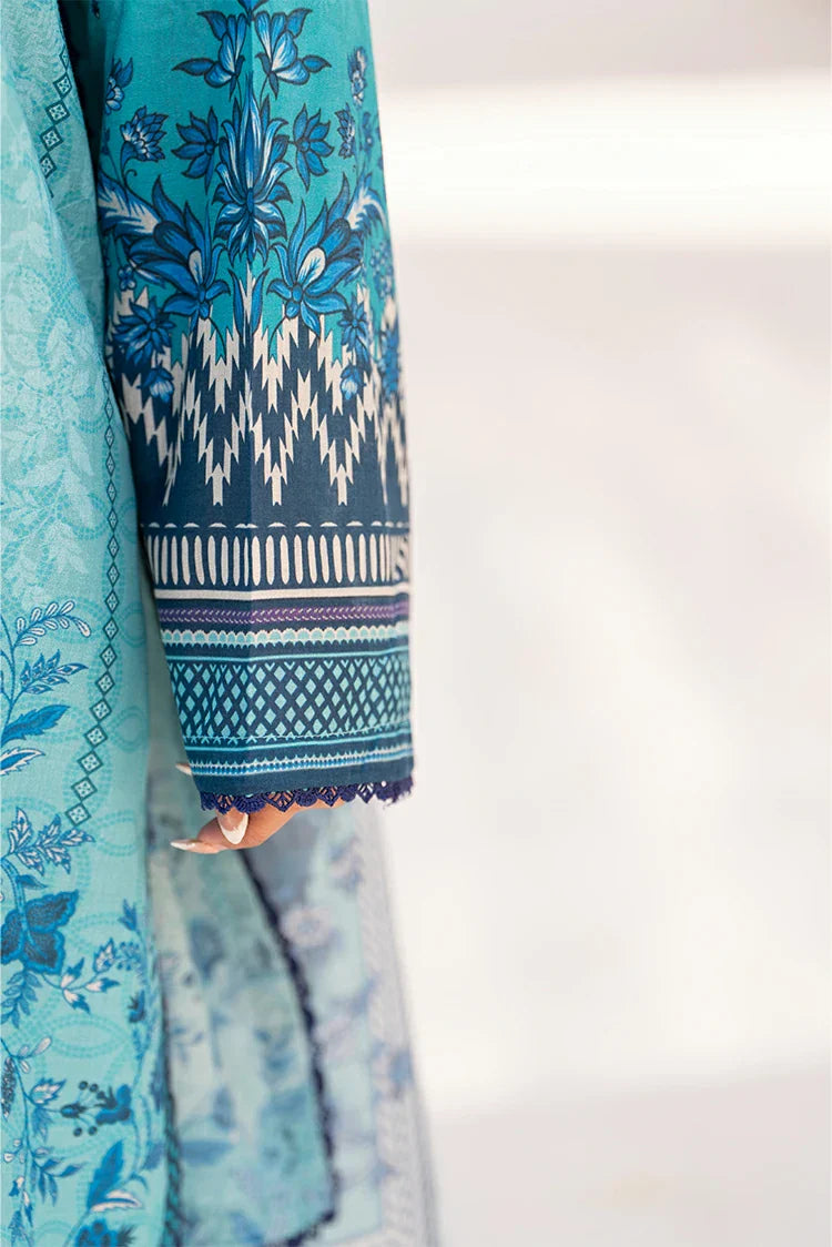 3-PC Unstitched Printed Lawn Suit