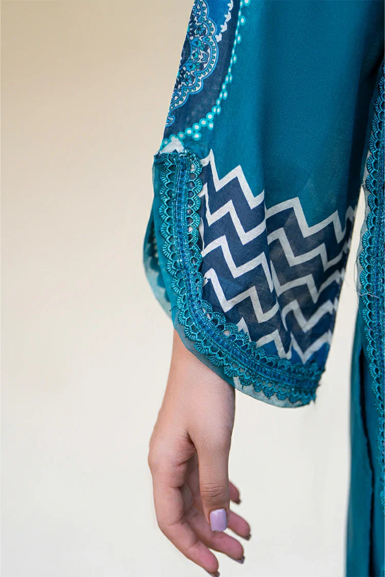 3-PC Unstitched Printed Lawn Suit