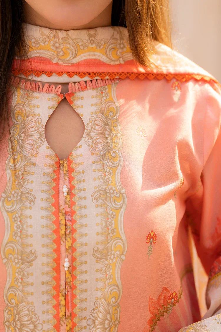 3-PC Unstitched Printed Lawn Suit