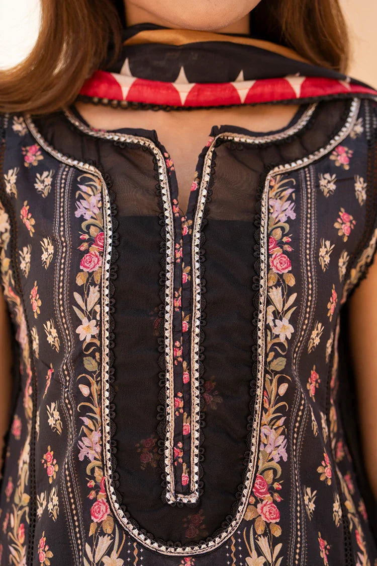 3-PC Unstitched Printed Lawn Suit