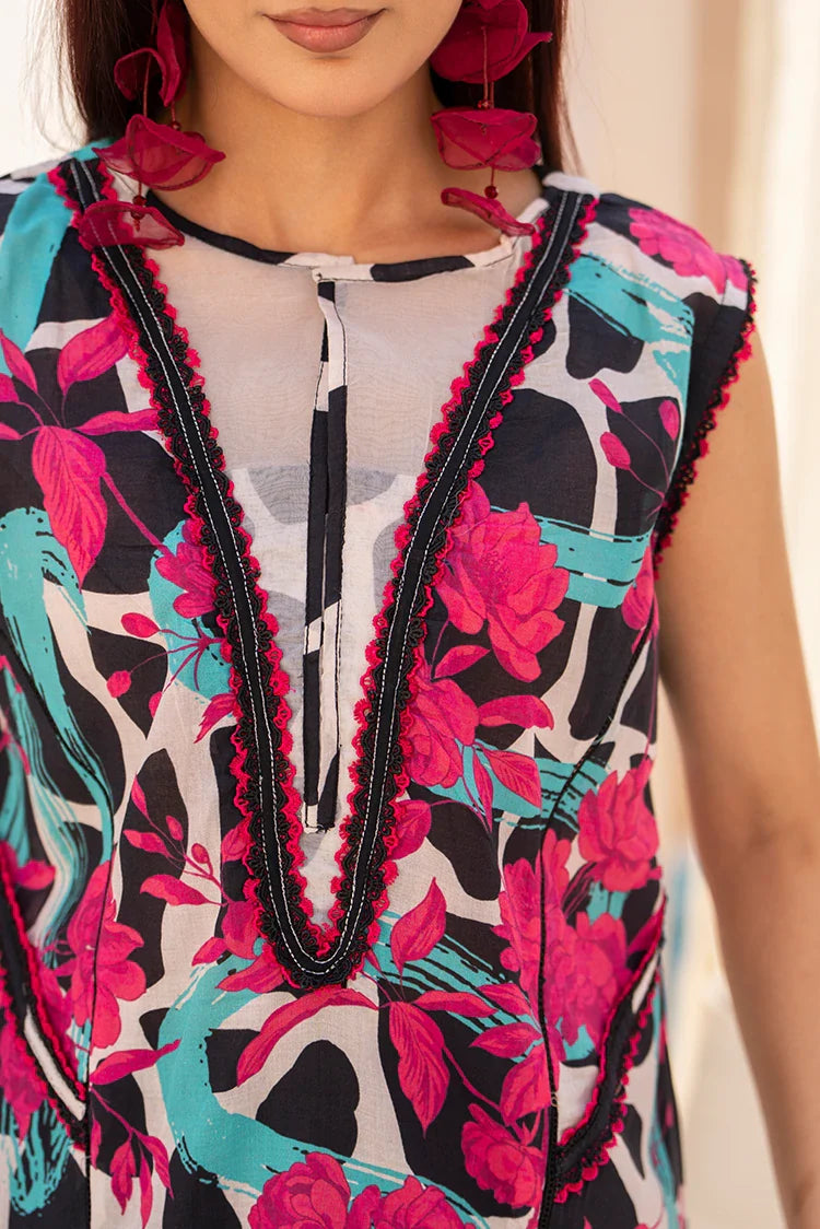 3-PC Unstitched Printed Lawn Suit