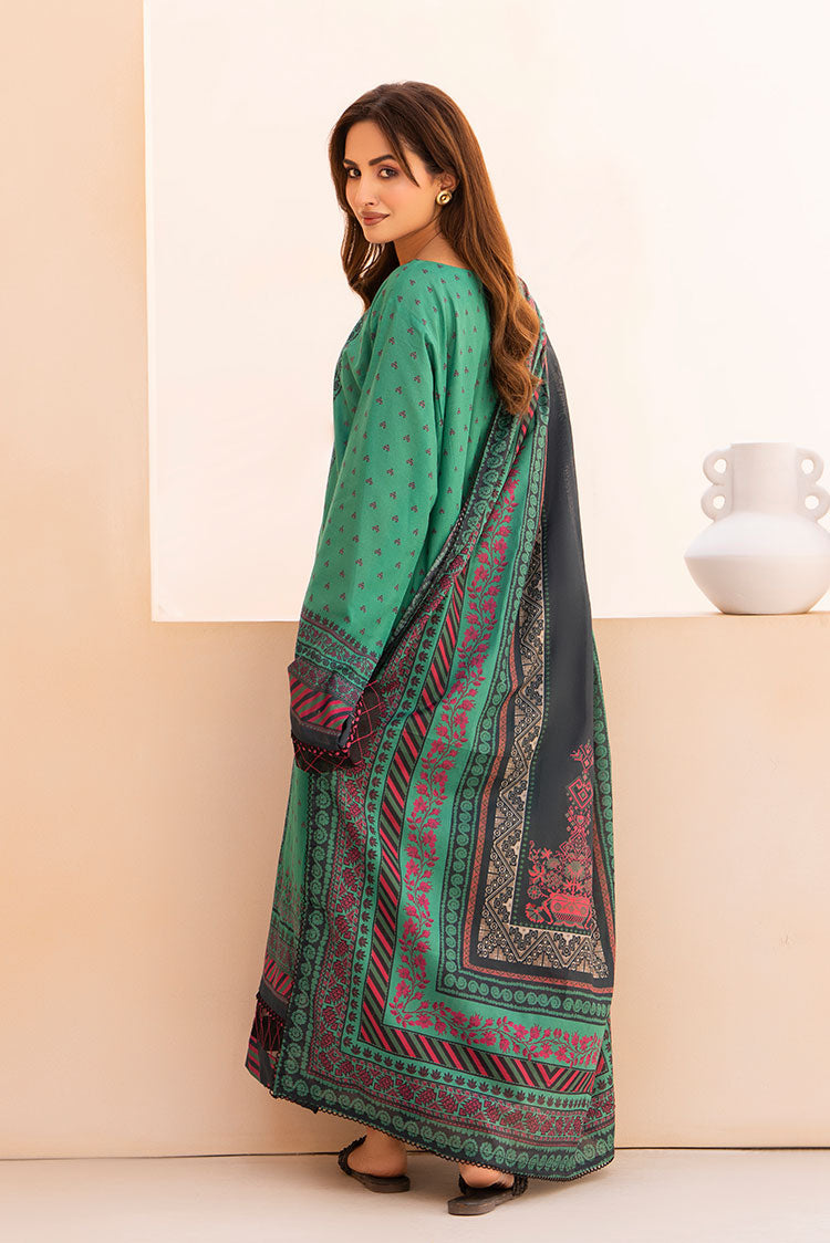 3-PC Unstitched Printed Lawn Suit