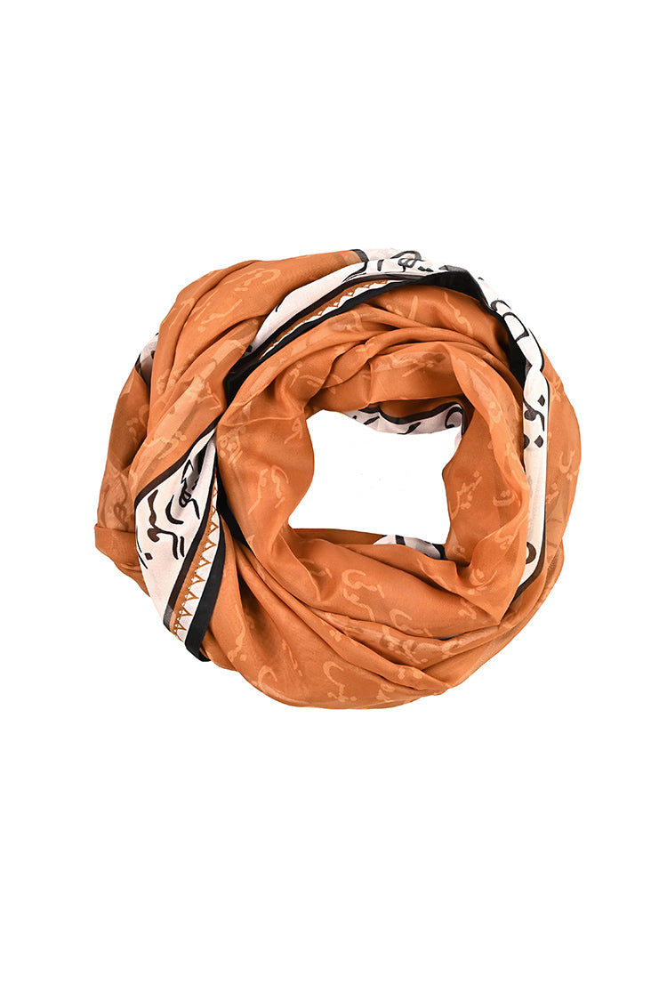 Poly Silk Printed Scarf