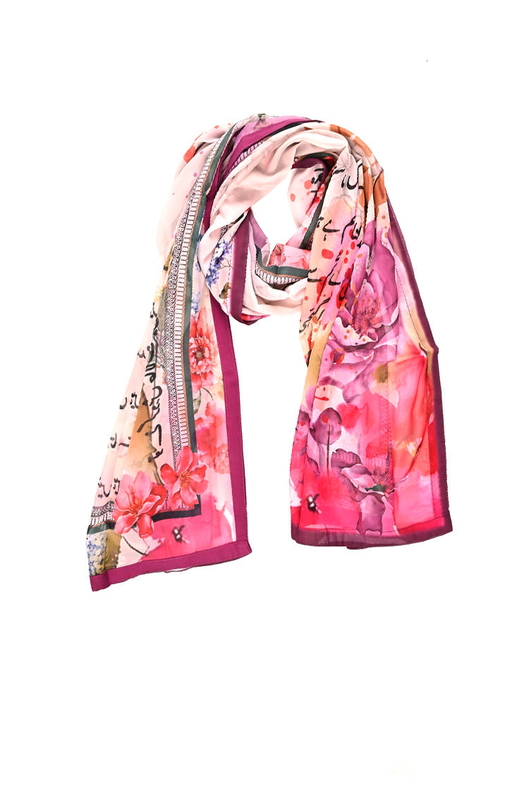 Poly Silk Printed Scarf