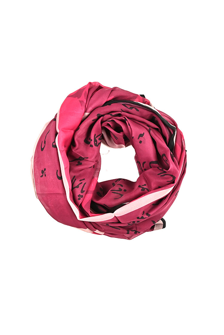 Poly Silk Printed Scarf