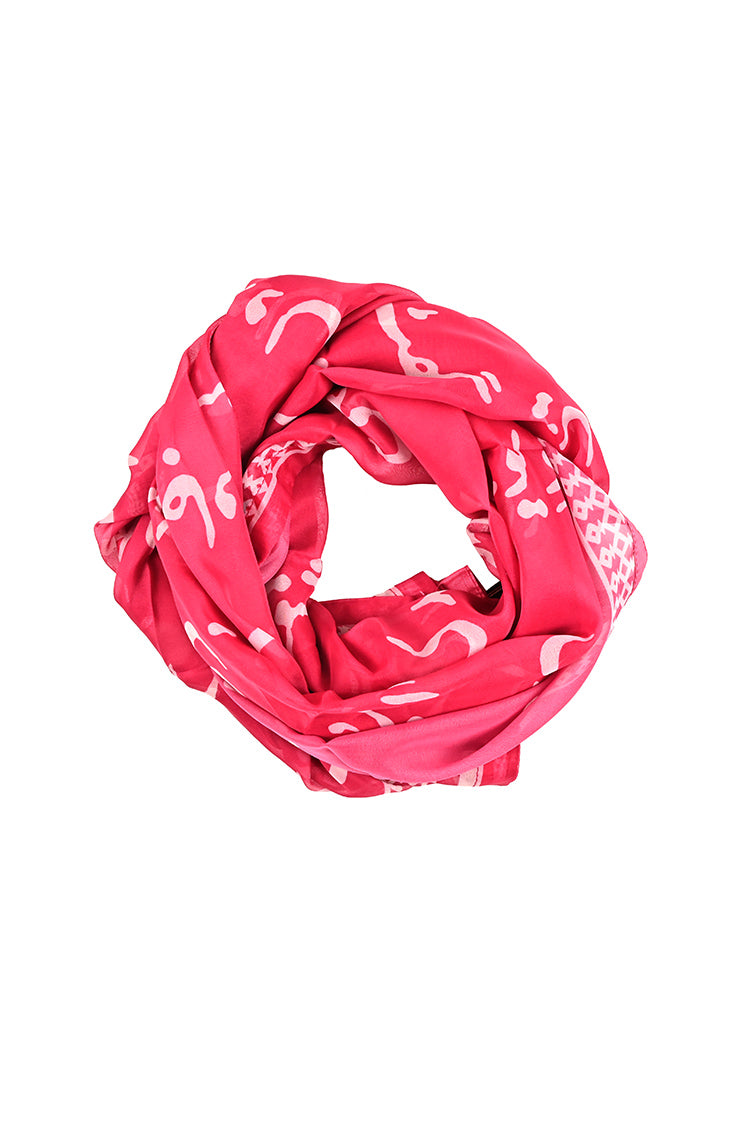 Poly Silk Printed Scarf