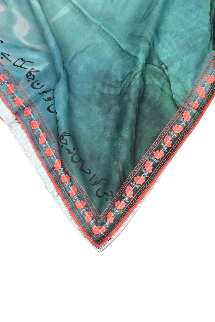 Poly Silk Printed Scarf