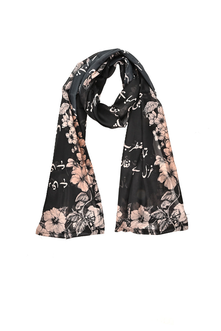 Poly Silk Printed Scarf