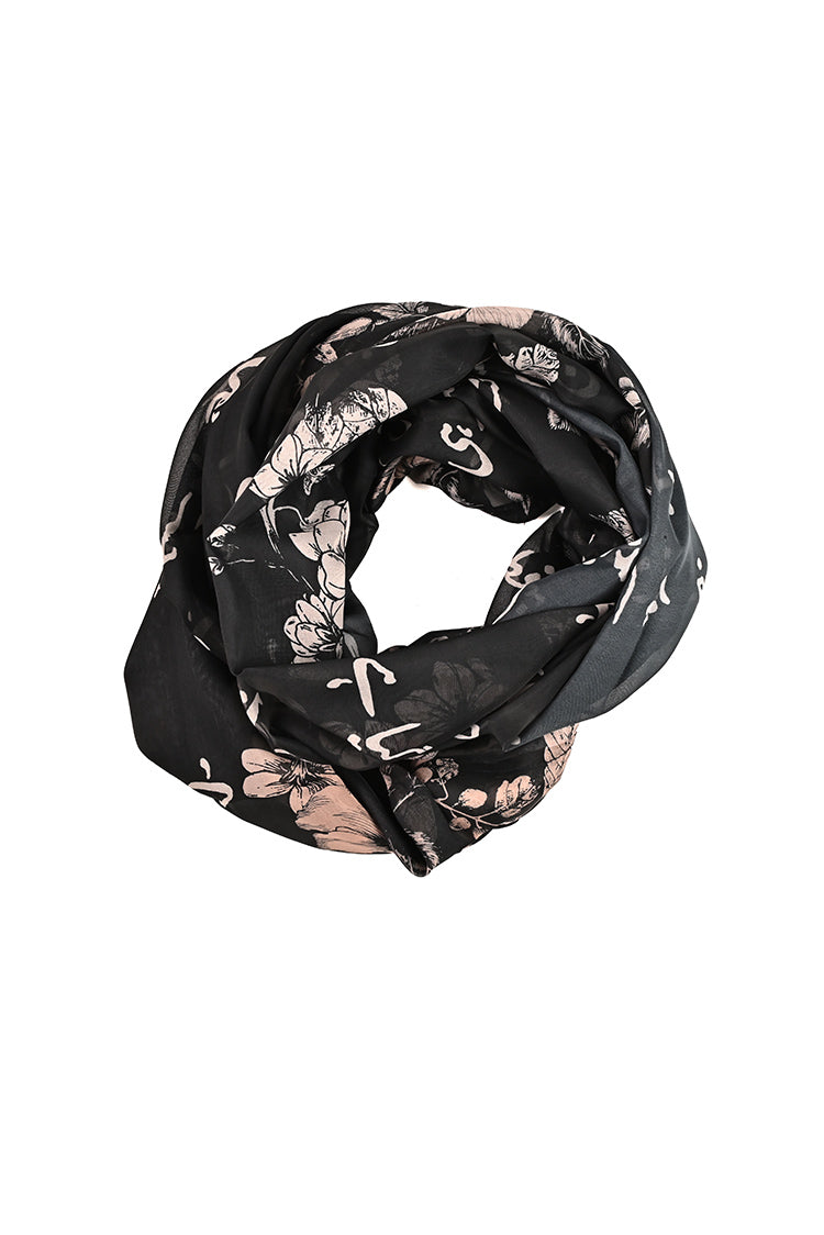 Poly Silk Printed Scarf