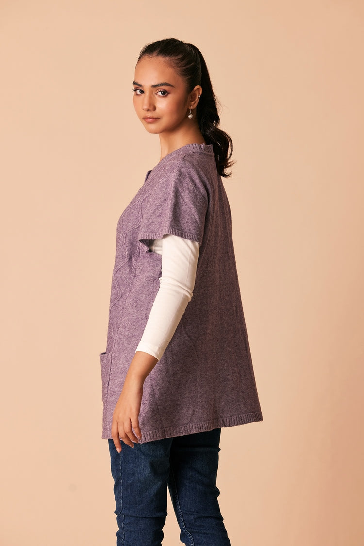 Round Neck Cardigan Sweater