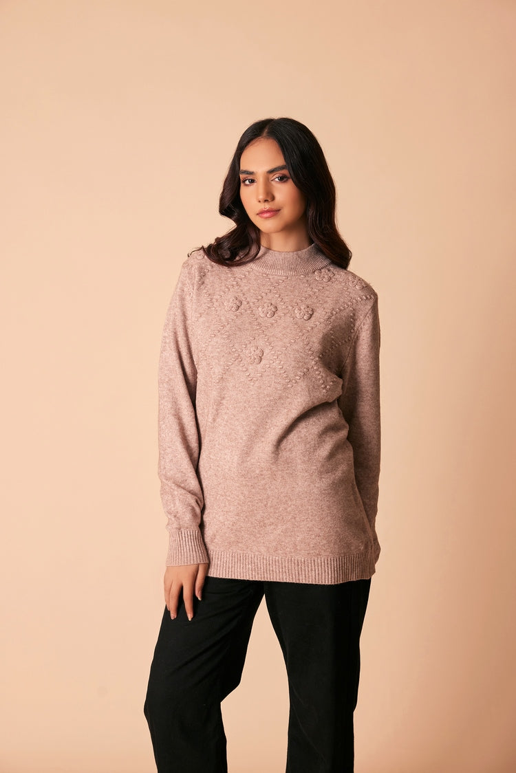 Round Neck Pullover Sweater