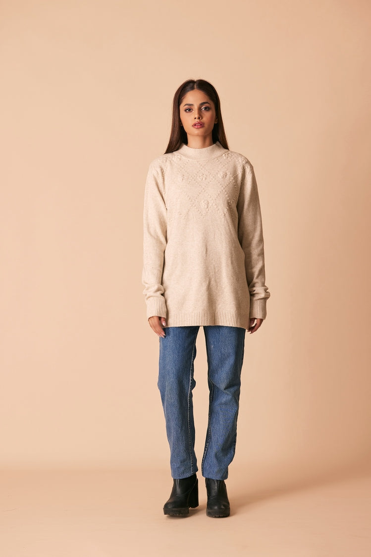 Round Neck Pullover Sweater