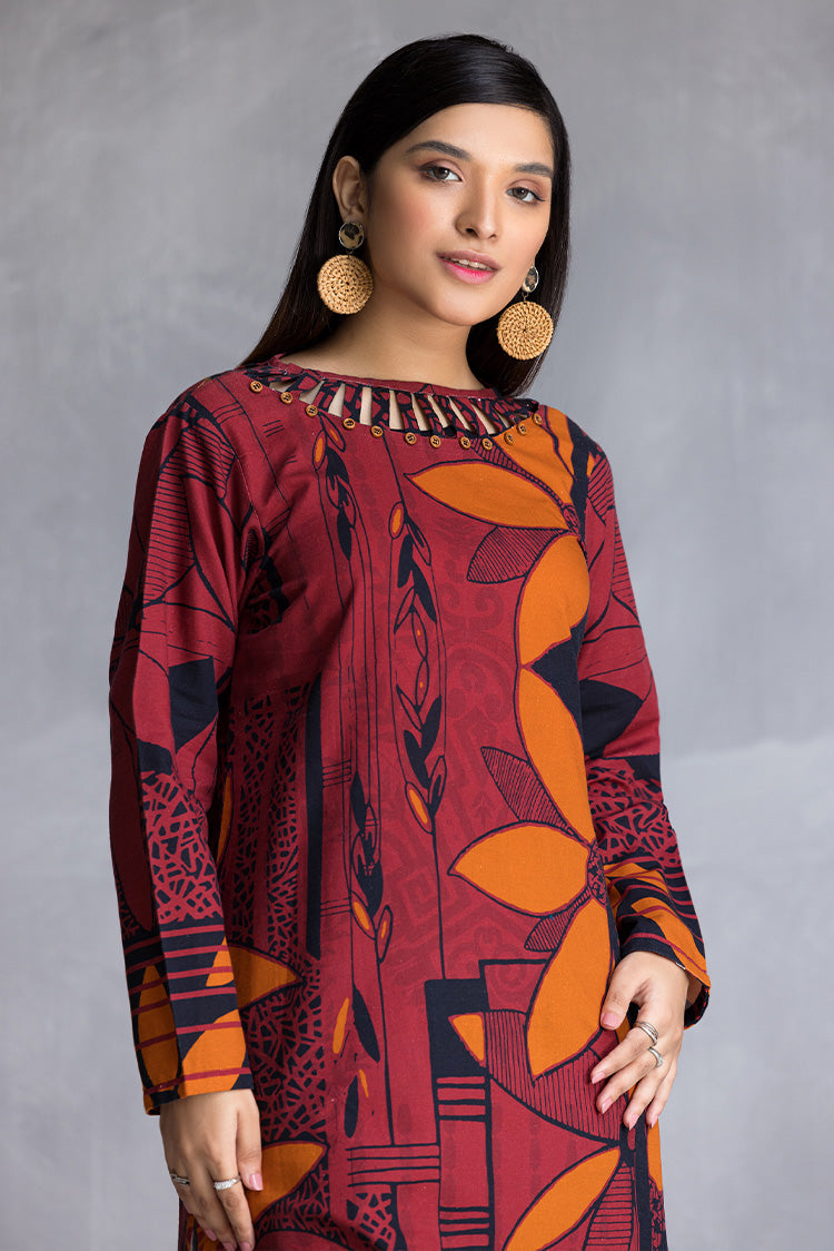 1-PC Stitched Khaddar Kurti