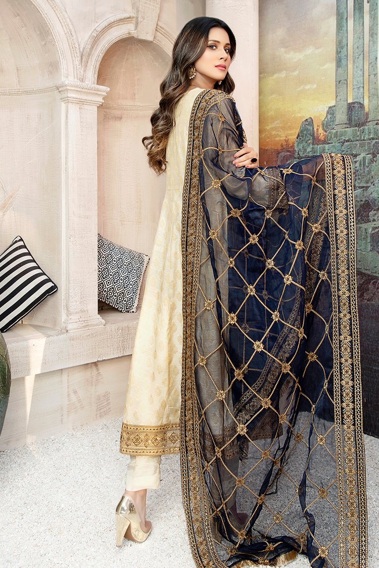 3-PC Stitched Jacquard Suit