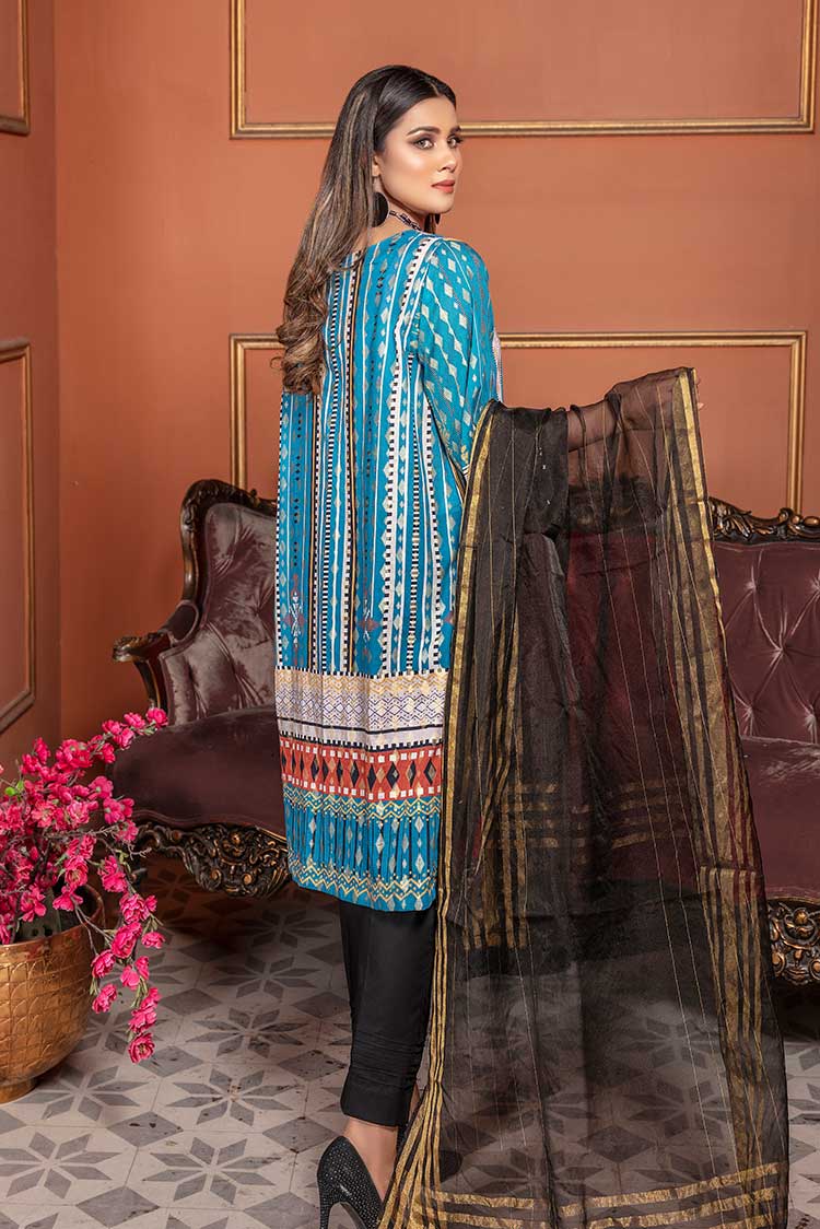 Embroidered Jacquard 3-PC Suit