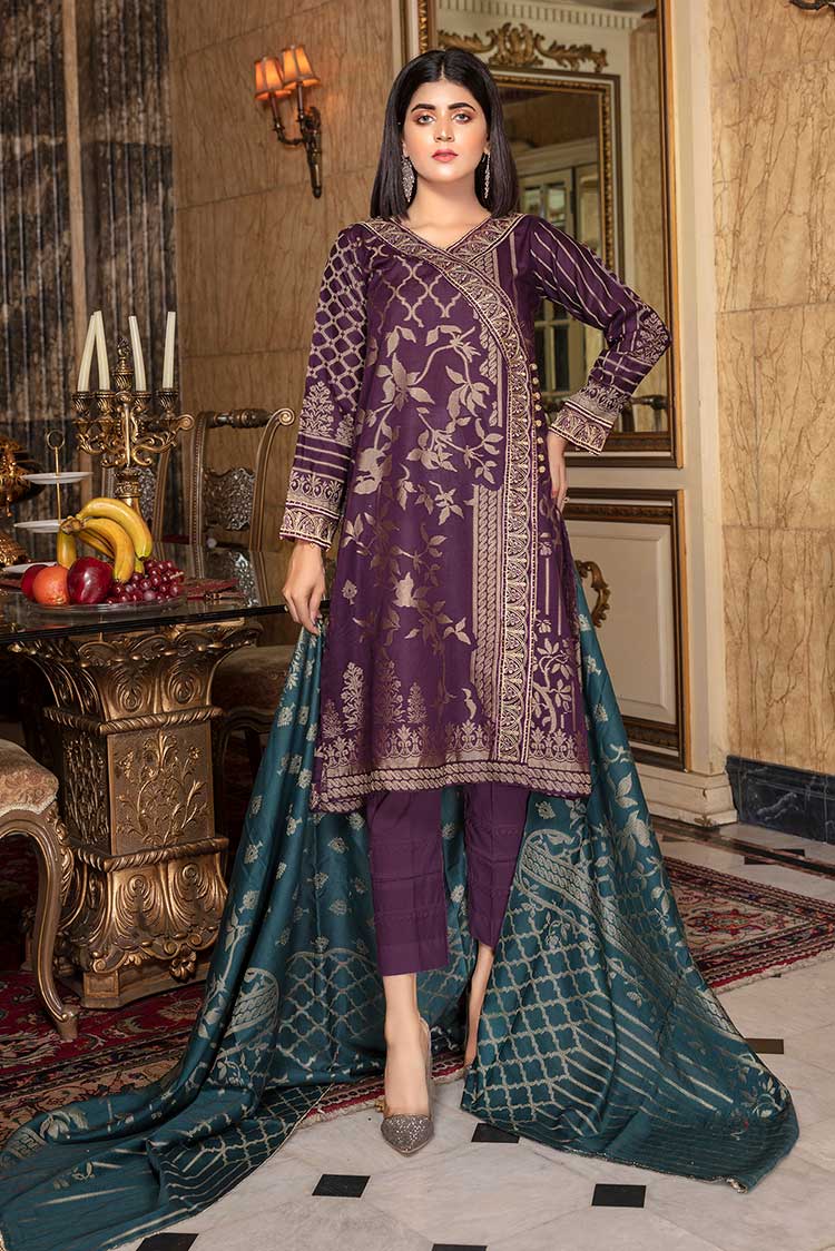 2-PC Stitched Jacquard Suit