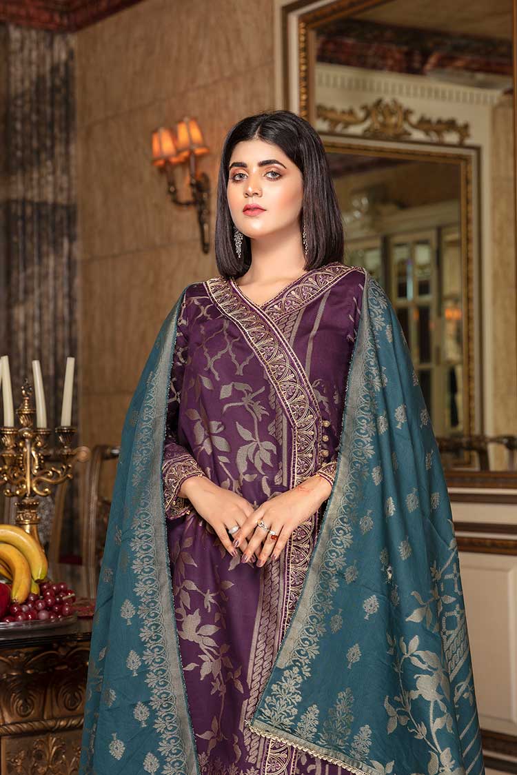 2-PC Stitched Jacquard Suit