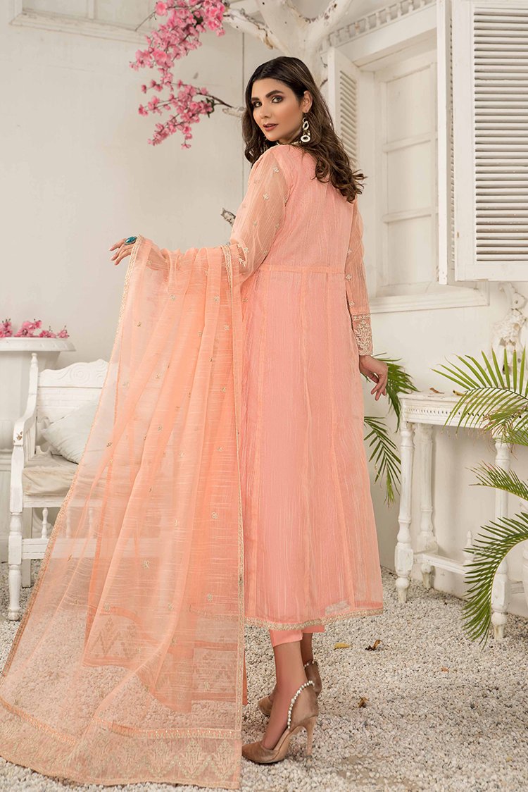 3-PC Stitched Cotton Net Suit