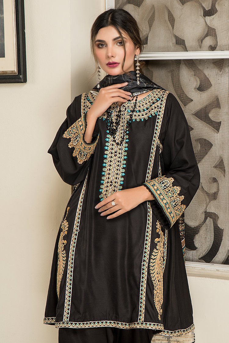 3-PC Stitched Viscose Suit