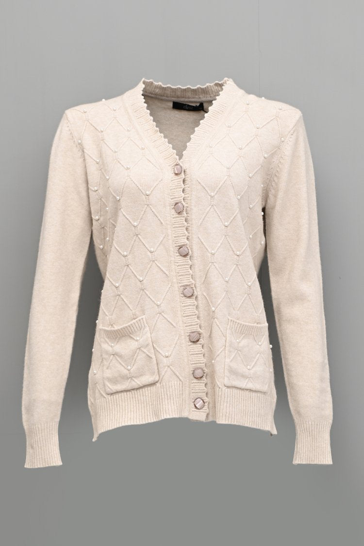 V-Neck Cardigan Sweater