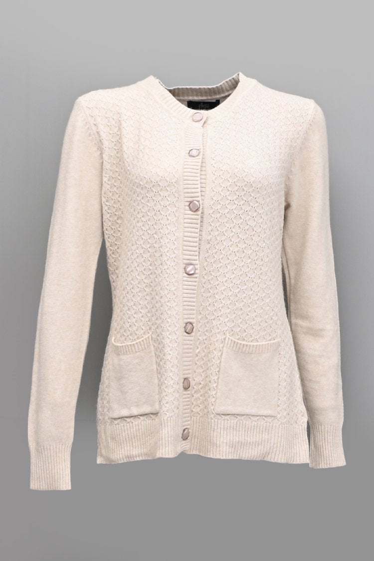 Round Neck Cardigan Sweater