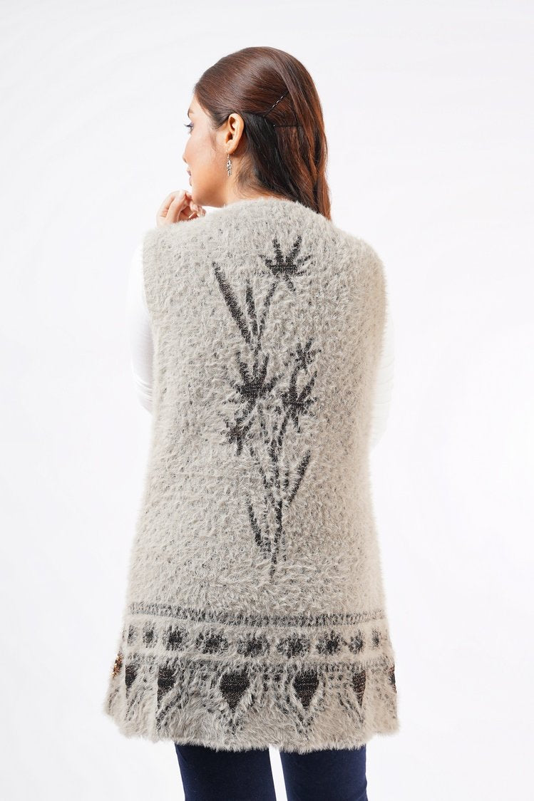 Round Neck Cardigan Sweater