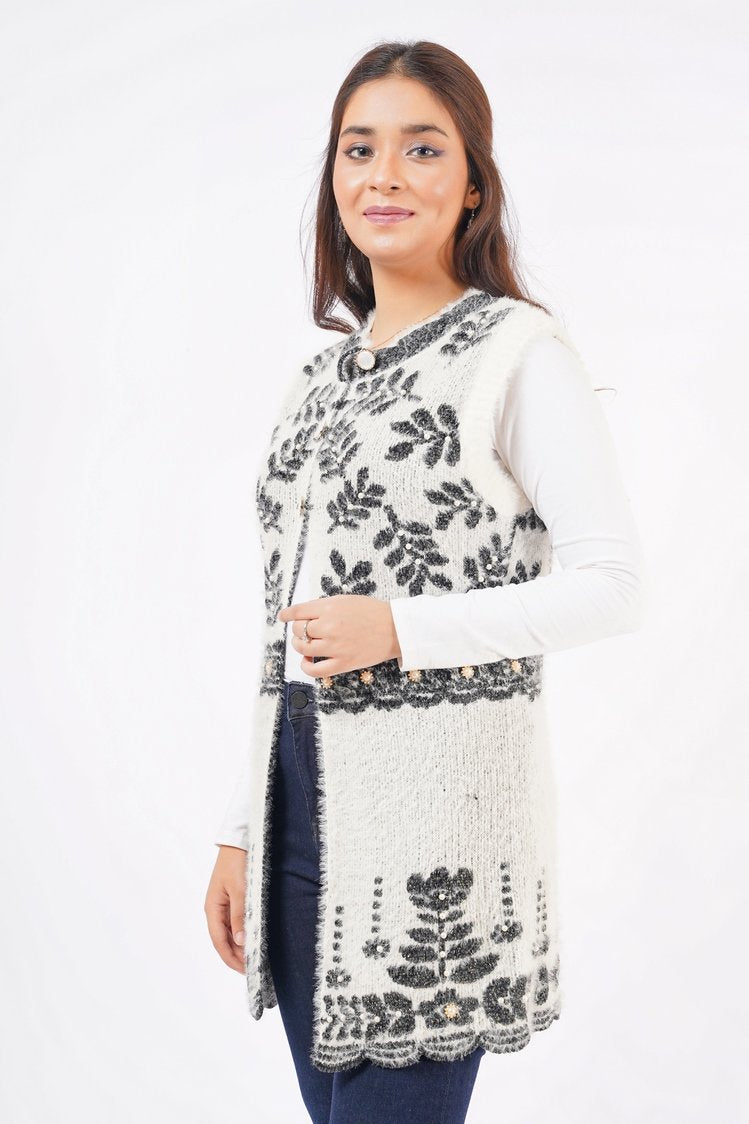 Round Neck Cardigan Sweater