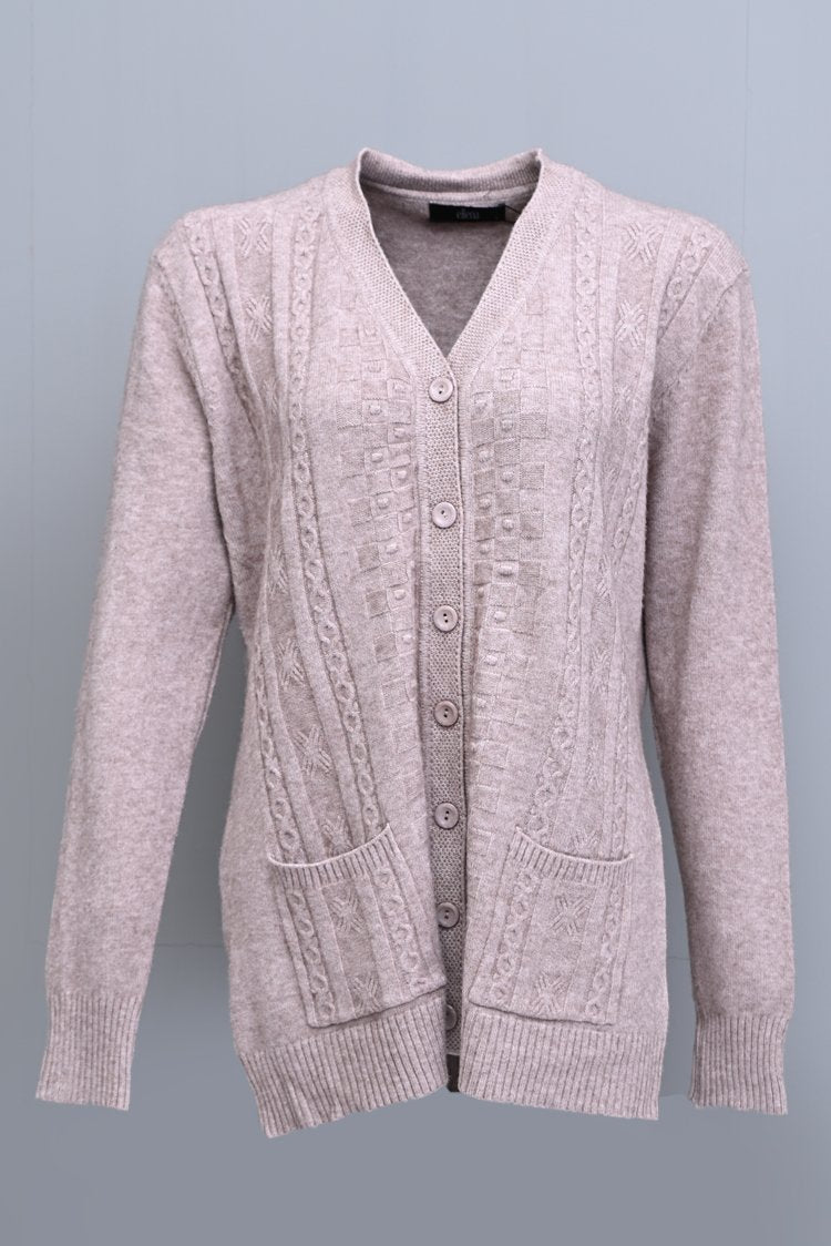 V-Neck Cardigan Sweater